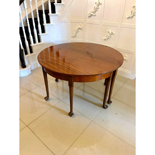Antique Georgian Figured Mahogany Metamorphic Dining Table, 1780s For Sale - Image 18 of 18