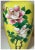 Japanese Antique Signed Japanese Ando Handmade Yellow Enamel Silver Floral Cloisonné Vase For Sale - Image 3 of 12
