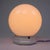 Art Deco Ceiling Lamp with Round Glass Ball and Porcelain Fixture, 1930s For Sale - Image 4 of 15