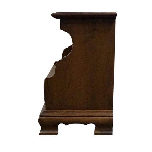 Ethan Allen Classic Manor Solid Maple 21" Open Cabinet Nightstand 15-5206 For Sale - Image 10 of 14