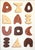 Brown 2026, Tribal Triptych, Original Painting of Wooden Tools, Acrylic Paint on Watercolor Paper, Earth Tones For Sale - Image 8 of 11