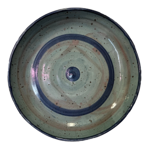 1960s Esther Wilson Pottery Wall Hanging Bowl Platter Signed