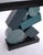 Equilibre Console in Blue and Black Tinded Marquetry by Aymeric Lefort For Sale - Image 12 of 18