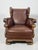 Brown Baroque Chairs in Leather, 1940s, Set of 2 For Sale - Image 8 of 13