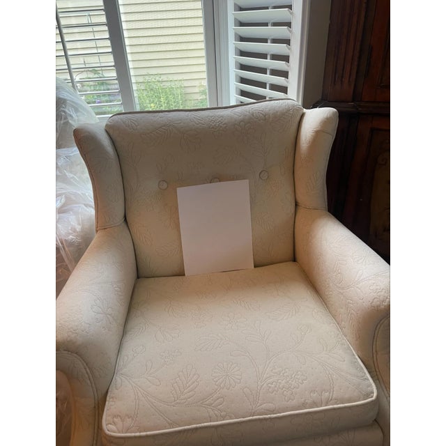 1980s Vintage Ethan Allen Club Chair Chairish