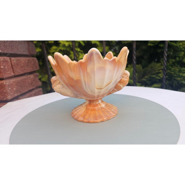 Art Deco Glass Cake Stand from United Glassware STS Abel, 1930s For Sale - Image 4 of 7