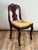 Antique American Empire Flame Mahogany Saber Leg Side Chair C. Mid 19th Century For Sale - Image 4 of 8