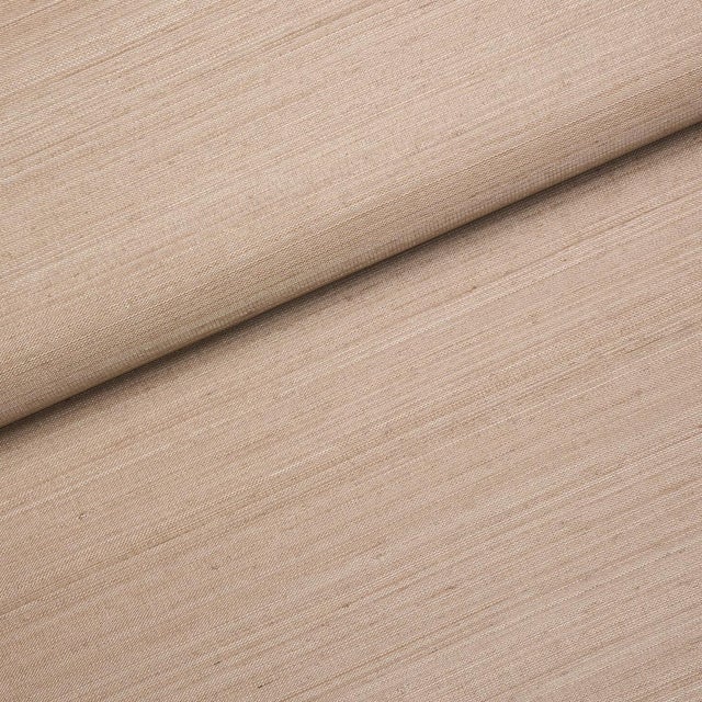 Contemporary SAMPLE - Schumacher Musa Abaca Wallpaper In Antique Blush For Sale - Image 3 of 7