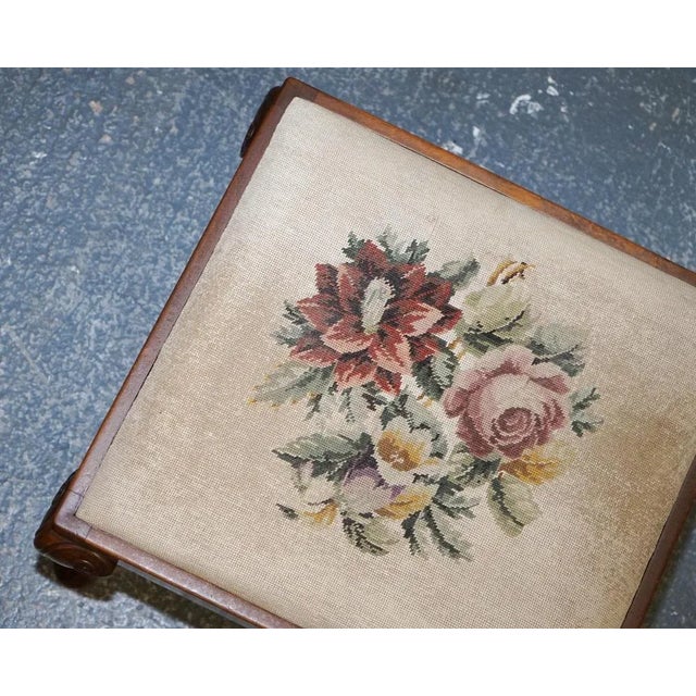 Victorian Hand Carved Queen Anne Legs Piano Stool For Sale - Image 9 of 13