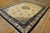 1920s 1920s Beige Cream Polka Dot Medallion Antique Chinese Peking Knotted Wool Rug For Sale - Image 5 of 10