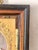 Black 19th Century Cassette Frame with Bronze Cornice and Print of a Lady, France For Sale - Image 8 of 11