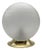 Murano Glass and Brass Table Lamp from Venini, Italy, 1970s For Sale