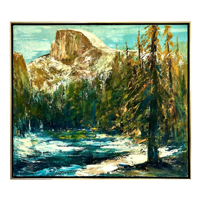 Mid-Century “Half Dome” in Yosemite National Park, California, by Robert Elsacht (1908–1999) For Sale