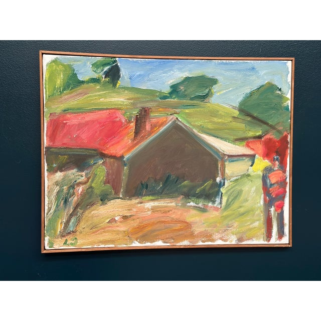 Lennart Johansson, Strandhus Äleklinta, 1983, Oil on Canvas For Sale - Image 14 of 14