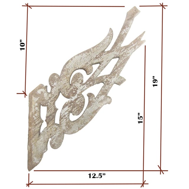Early 20th Century French Carved Wood Architectural Element For Sale - Image 5 of 5