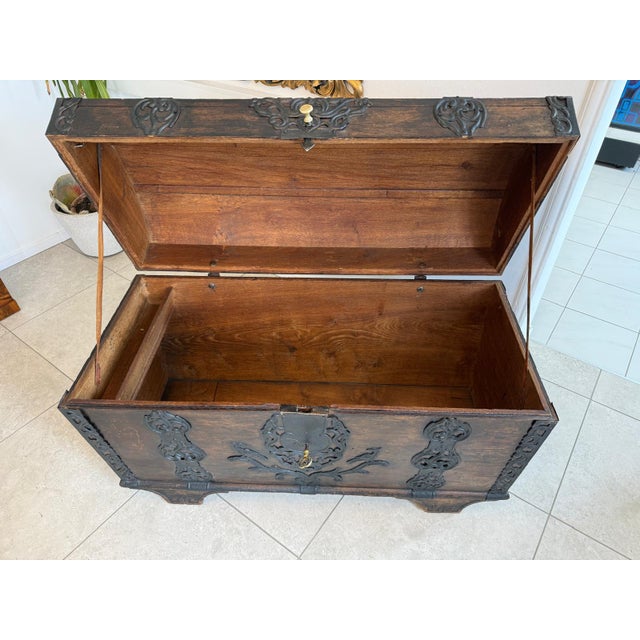Rustic Farmhouse Baroque Chest For Sale - Image 11 of 12