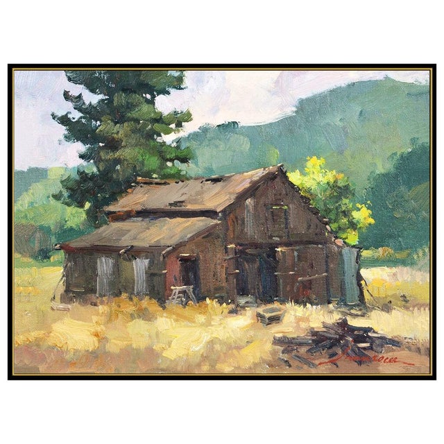 Message us to inquire about custom framing options! (Included for free with every purchase) The artwork here, "Ye Barn of...
