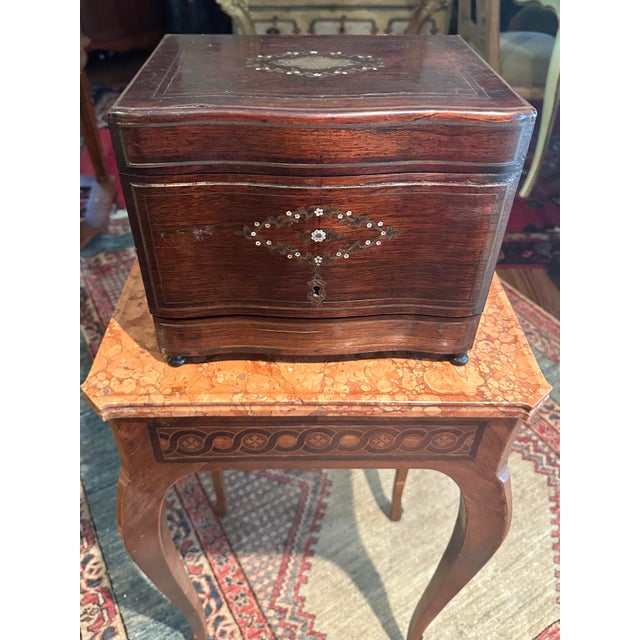 Antique French Napoleon III Marquetry "Cave À Liqueur" Liquor Cabinet, C. 1860-1880. For Sale In West Palm - Image 6 of 12