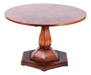 Biedermeier Dining Table in Walnut, Czechia, 1830s