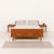 This danish teak bed, designed very closely to the style of hans j. Wegner, comes from the 1960s and exemplifies the...