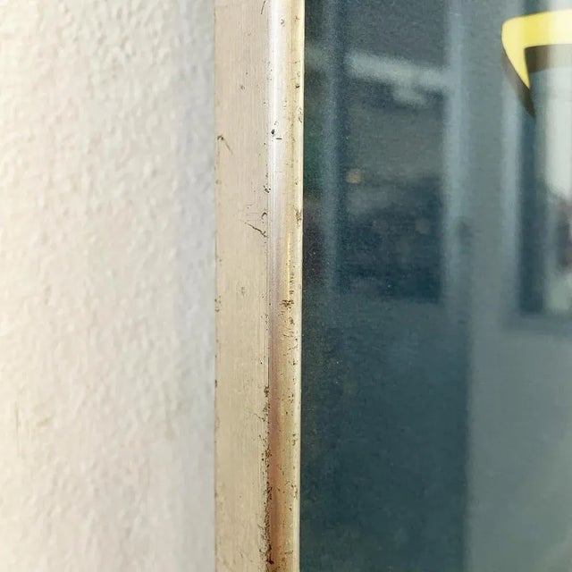 Blue Modern Italian Wall Light Sign in Plastic & Metal by Lane Marzotto, 1990s For Sale - Image 8 of 9