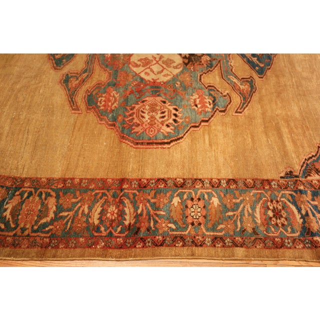Nazmiyal Collection Antique Persian Bakshaish Rug For Sale - Image 12 of 14
