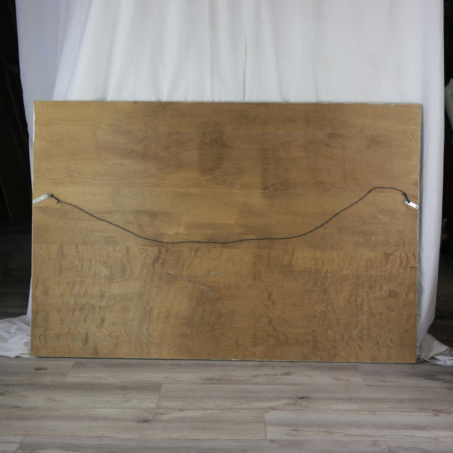 Large Neoclassical Style Landscape Painting – Pastoral Scene With Figures and Estate For Sale - Image 10 of 12