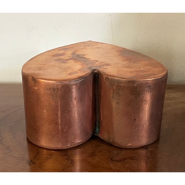 American Folk Art Copper Heart Sculpture For Sale - Image 11 of 13