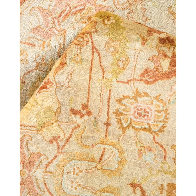 Textile Mogul, One-of-a-Kind Hand-Knotted Area Rug in Ivory, 6' 2" x 8' 10" For Sale - Image 7 of 8