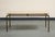 Metal Late 20th Century Modernist Brass Coffee Table With Travertine Top For Sale - Image 7 of 18