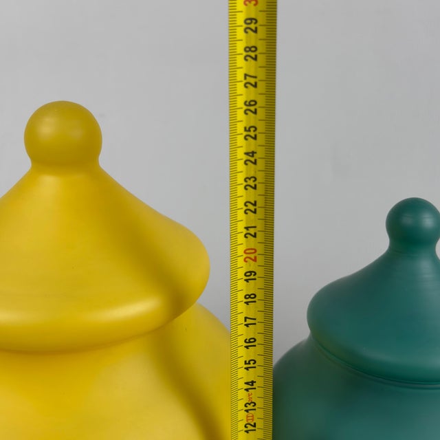 Venetian Glass Containers, 1980s, Set of 2 For Sale - Image 11 of 12