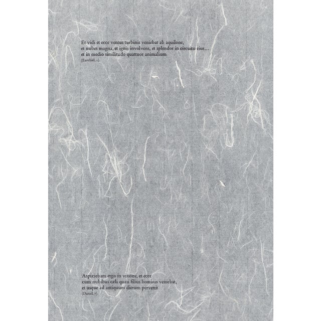 1960s 1968 Salvador Dalí Biblia Sacra Lithograph "Ecce Quasi Filius Hominis in Nubibus Us Caeli" (Son of Man in Clouds of Heaven) For Sale - Image 5 of 11