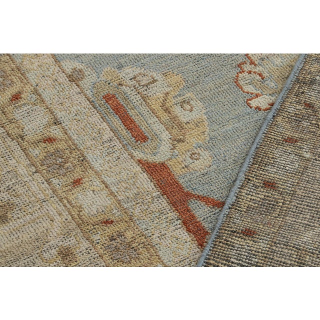 Textile Rug & Kilim’s Burano Rug With Floral Patterns and Cartouches For Sale - Image 7 of 7