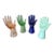 Vintage Art Deco Glass Hands Ring Holder- Set of 4 For Sale