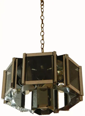 1960s Robert Sonneman Round Chandelier