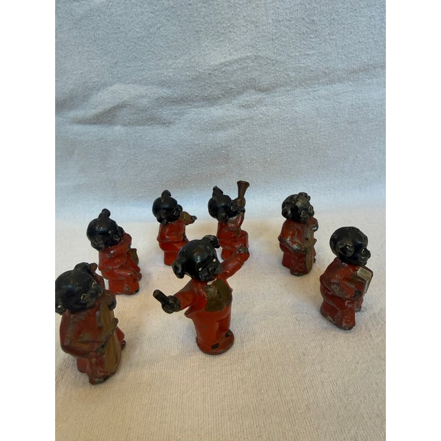 Cast Iron Black 7 Piece Marching Band For Sale In Los Angeles - Image 6 of 9