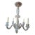Vintage Mid Century Modern Murano Style Venetian Chandelier For Sale