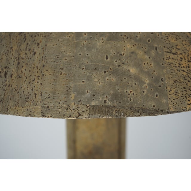 Wood Large Table Lamp in Cork by Ingo Maurer for Design M, 1970s For Sale - Image 7 of 12
