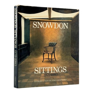 Snowdon: Sittings 1979-1983 Coffee Table Book, First Edition c.1983 For Sale