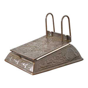 Tiffany Studios New York Zodiac Bronze Perpetual Desk Calendar, Circa 1910