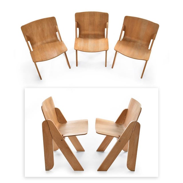 Peota Chairs by Gigi Sabadin, 1970s, Set of 3 For Sale - Image 3 of 6