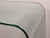 Glass Orren Ellis Waterfall Glass Console Table For Sale - Image 7 of 12