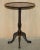 Vintage Oval Hardwood Side Table with Carved Legs and Pie Crust Edge For Sale - Image 3 of 13