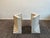 Vintage 1970s Travertine Table in the Manner of Carlo Scarpa For Sale - Image 11 of 12