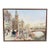 VTG Vanguard Studios MCM Paris Cityscape Signed Oil Painting For Sale