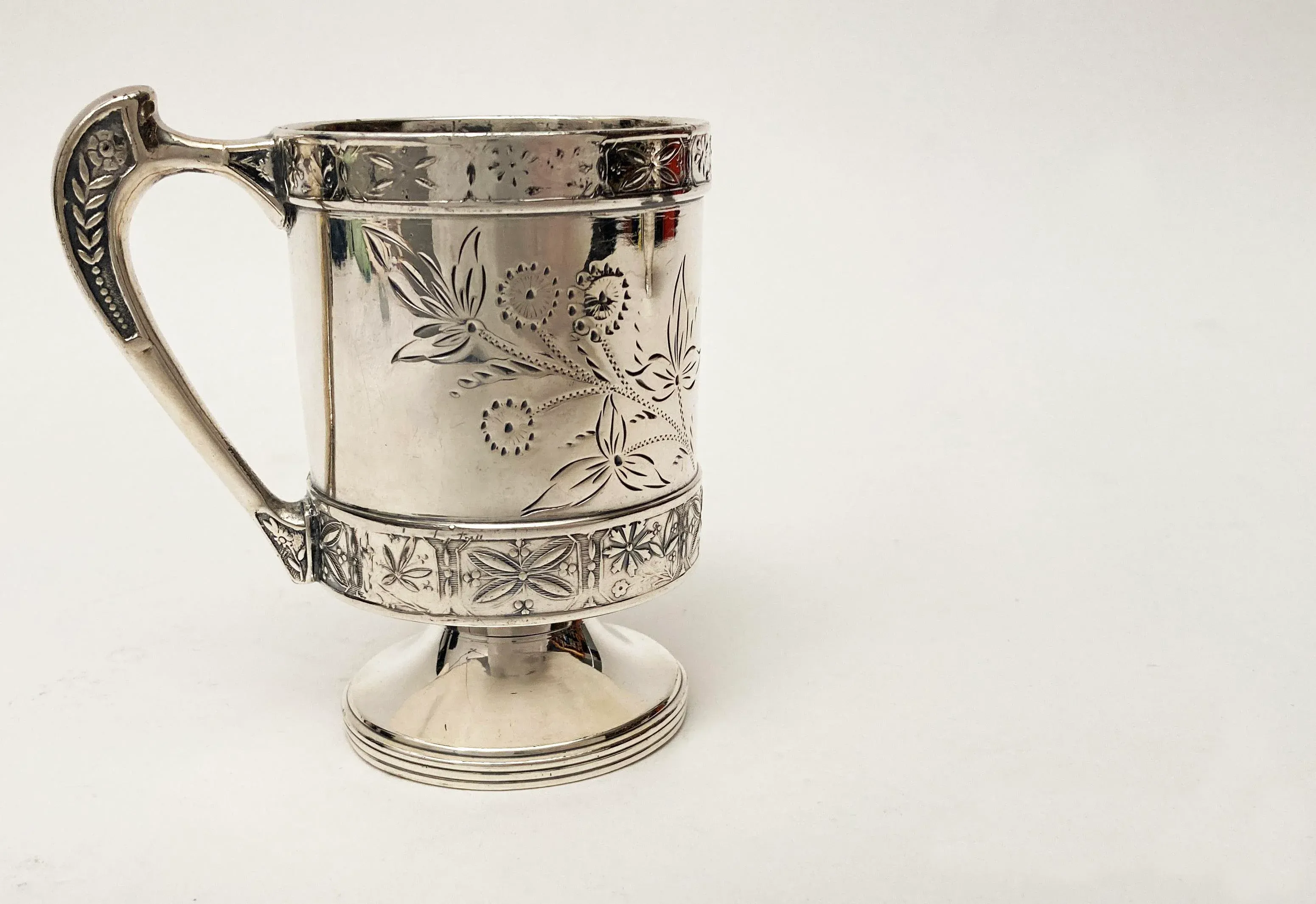 Late 19th Century Pelton Brothers & Co. Silver Plate Cup With