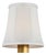 Visual Comfort Signature 4" Silk Soft Empire Shade For Sale