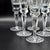 Glass Ceska Regency Crystal Champagne Flutes, Set of 6 For Sale - Image 7 of 9