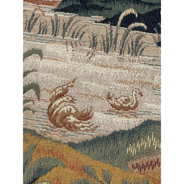 Vintage Aubusson Style Jacquard Tapestry, 1960s For Sale - Image 11 of 18