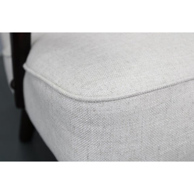 Wing Chair, Czechoslovakia, 1950s For Sale - Image 4 of 14